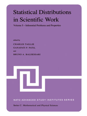 cover image of Statistical Distributions in Scientific Work